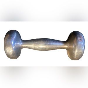 Antique sterling 925 baby rattle R.Blackinton Company sterling dumbbell rattle